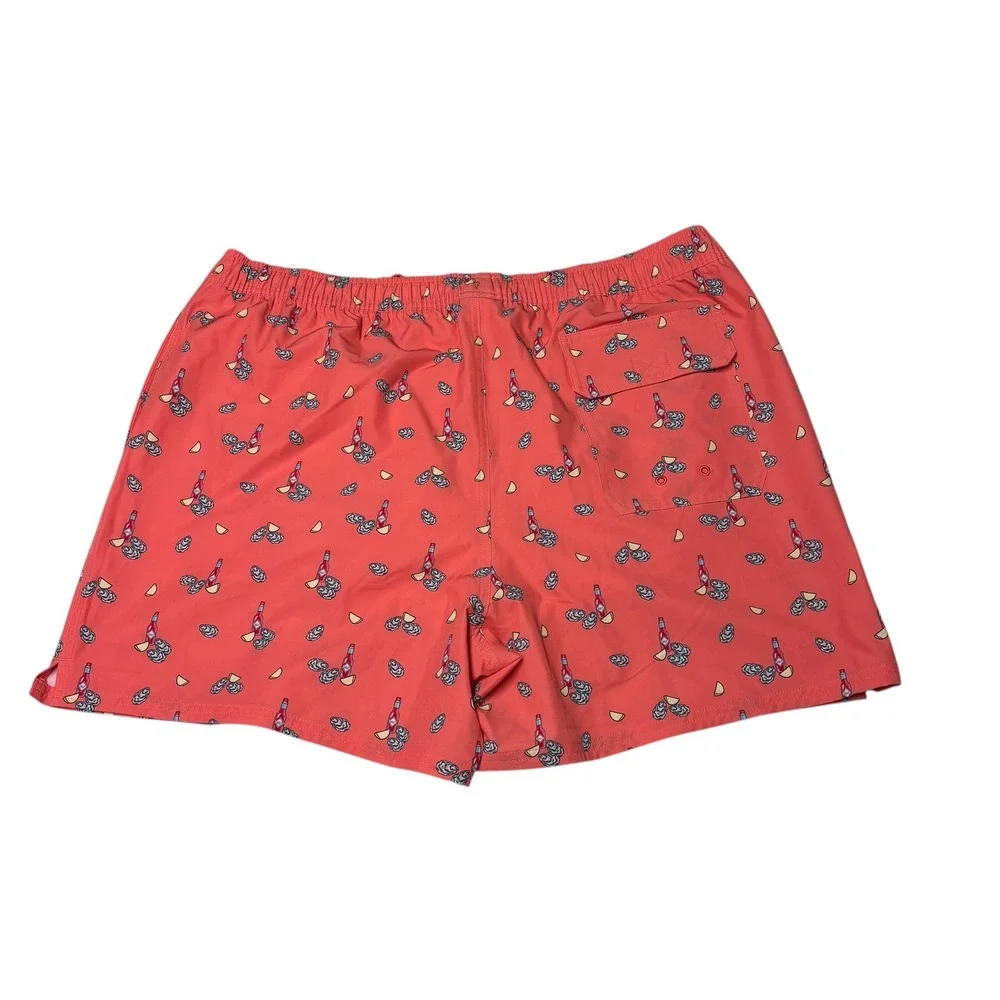 Vineyard Vines Mens XL W36 L5 Chappy‎ Swim Trunks Coral Oyster Hot Sauce